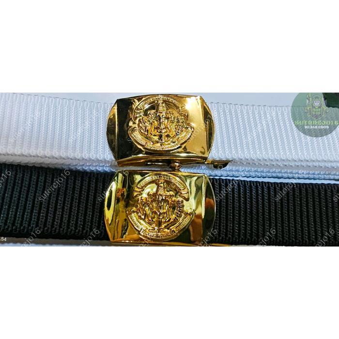 Sabuk Ikat Pinggang Pdh Pdu Kecil Logo TarunaAkmilAkademi TniAal Model Slorok Bahan Kepala Sabuk