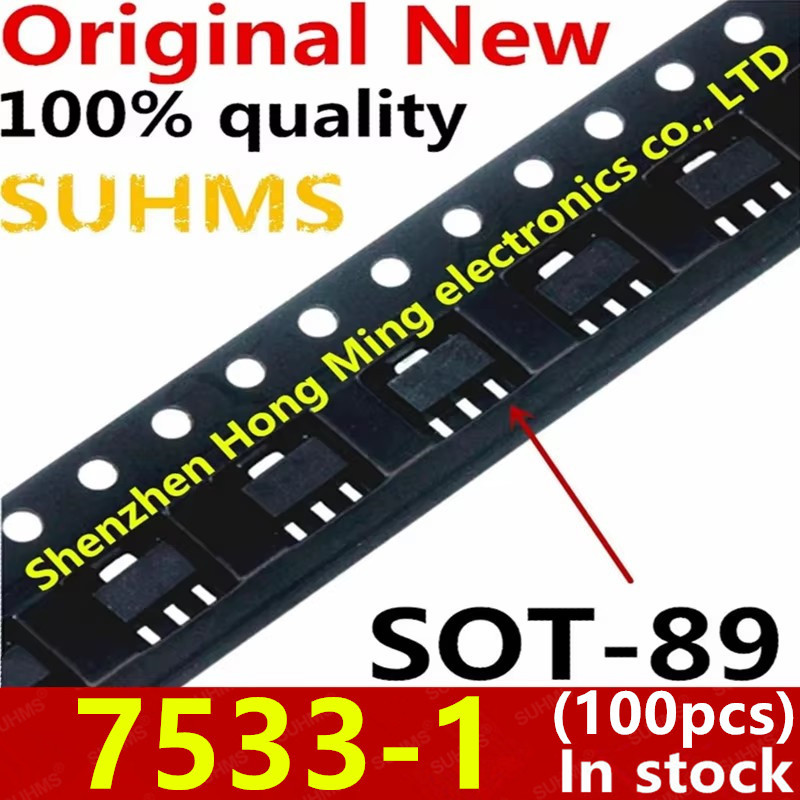 (100piece)100% New HT7533 HT7533-1 7533-1 7533 For High Driver Regulator sot-89