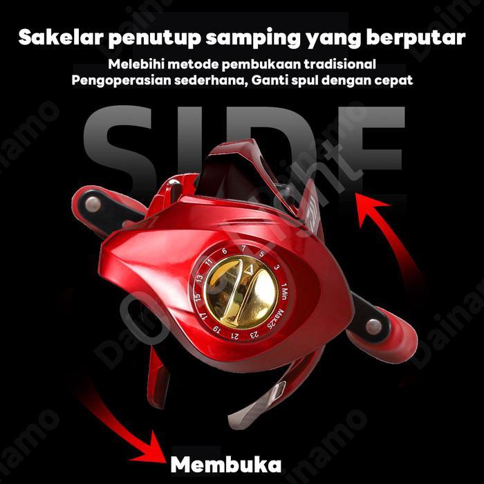 Fishing Tower Store - Dainamo Reel Baitcasting,Reel Pancing Berkualitas,Reel Baitcasting (Pancing ),