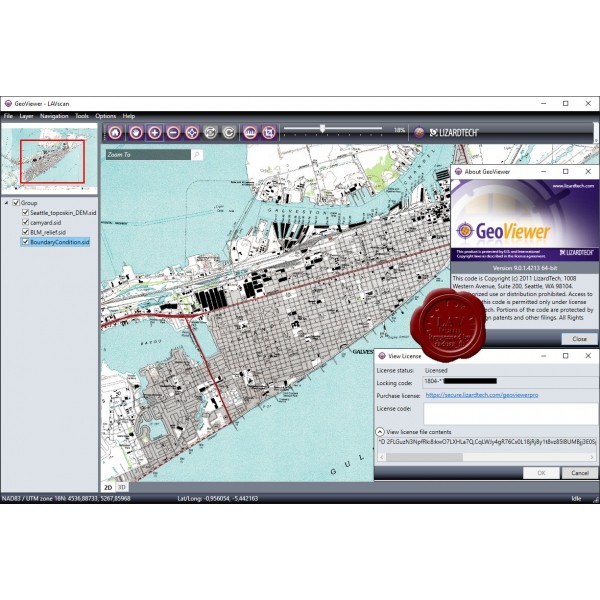 LizardTech GeoViewer Professional - Software Profesional Berlisensi