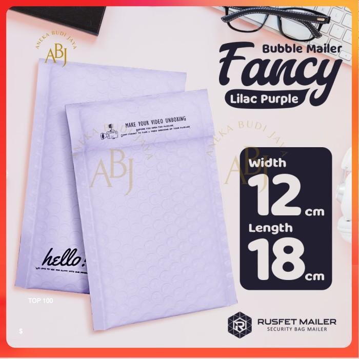 [] Amplop Bubble Lilac Purple 12x18 Rusfet Bubble Mailer Murah