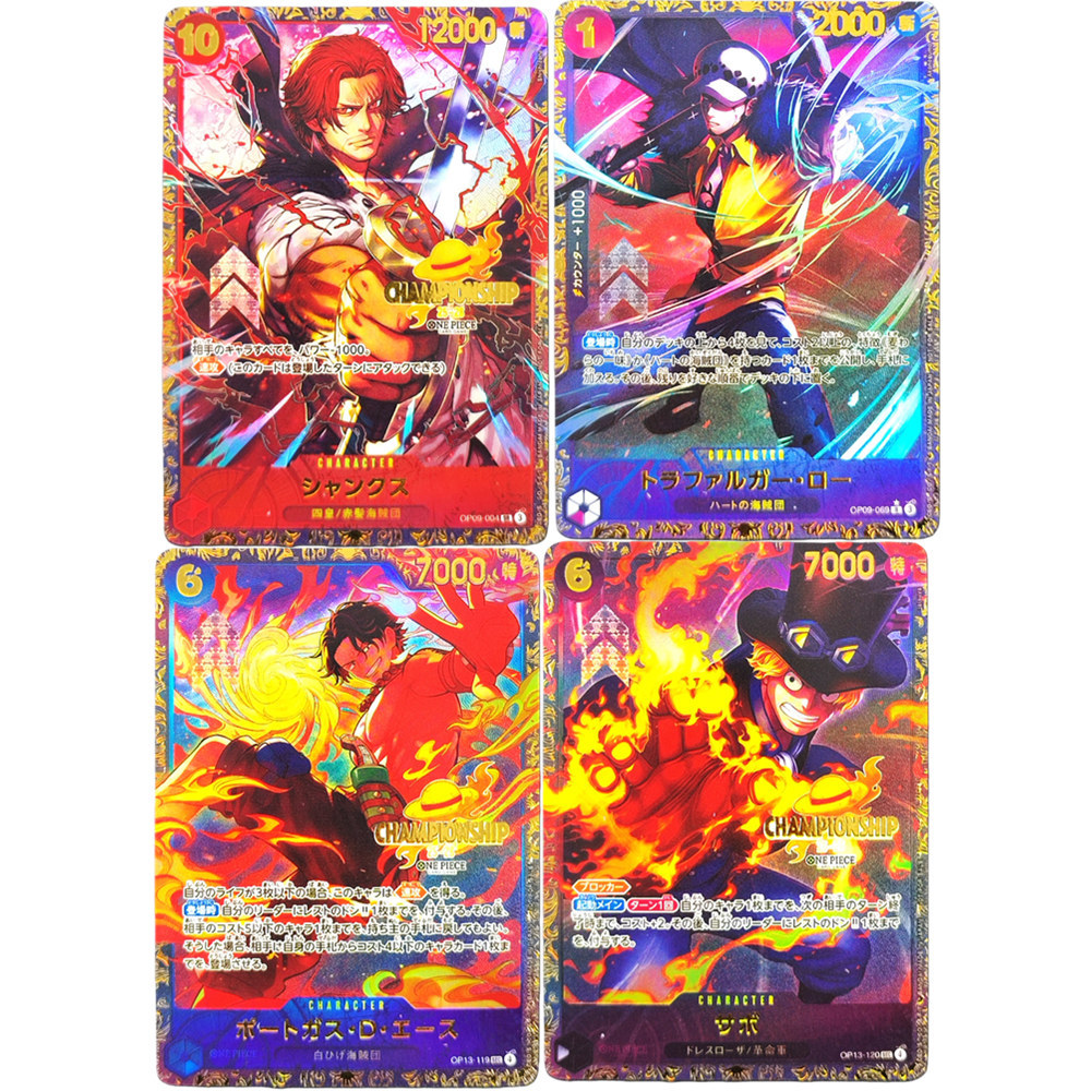 Proxy One Piece Championship 25-26 Finals Champion Shanks ACE Water Law Sabo Collection Japanese