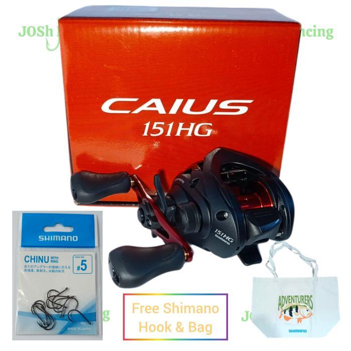 Ready Reel BC Shimano Caius 151HG hook & bag pancing baitcasting 151 HG