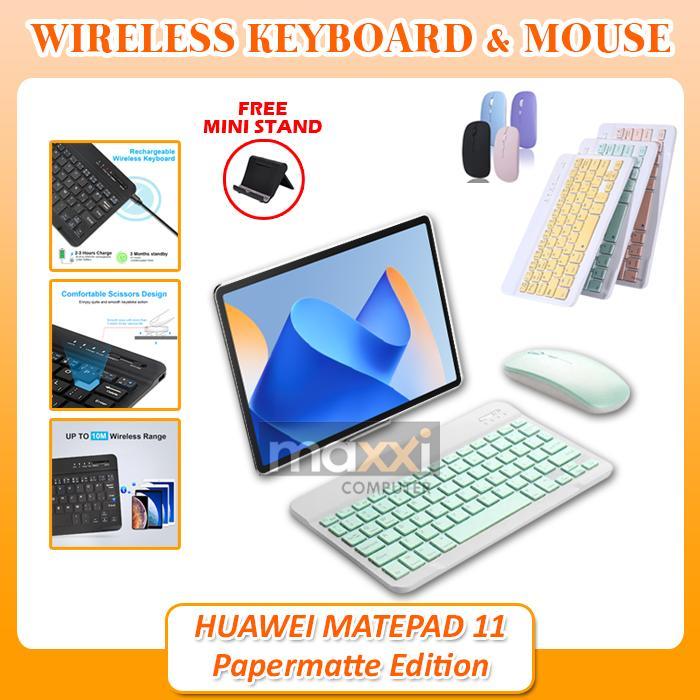 Huawei Matepad 11 Papermatte Bluetooth Keyboard Keybord Kibord Mouse