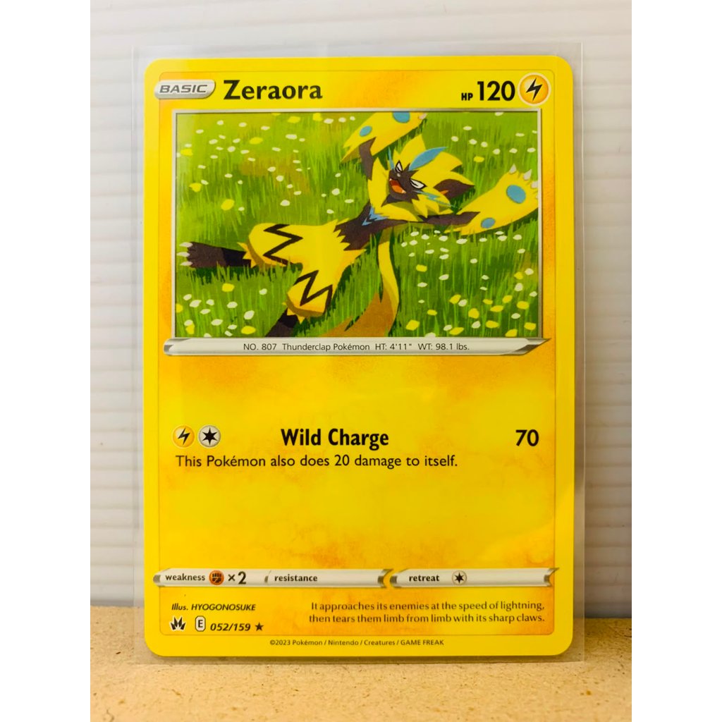 Zeraora #52 Pokemon Crown Zenith