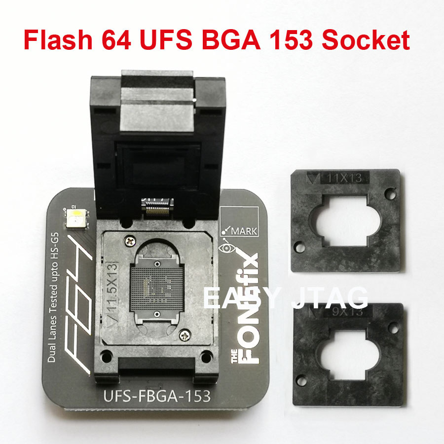 100% original F64 Flash 64 Ultra lite Box UFS BGA 153 Socket Adapter