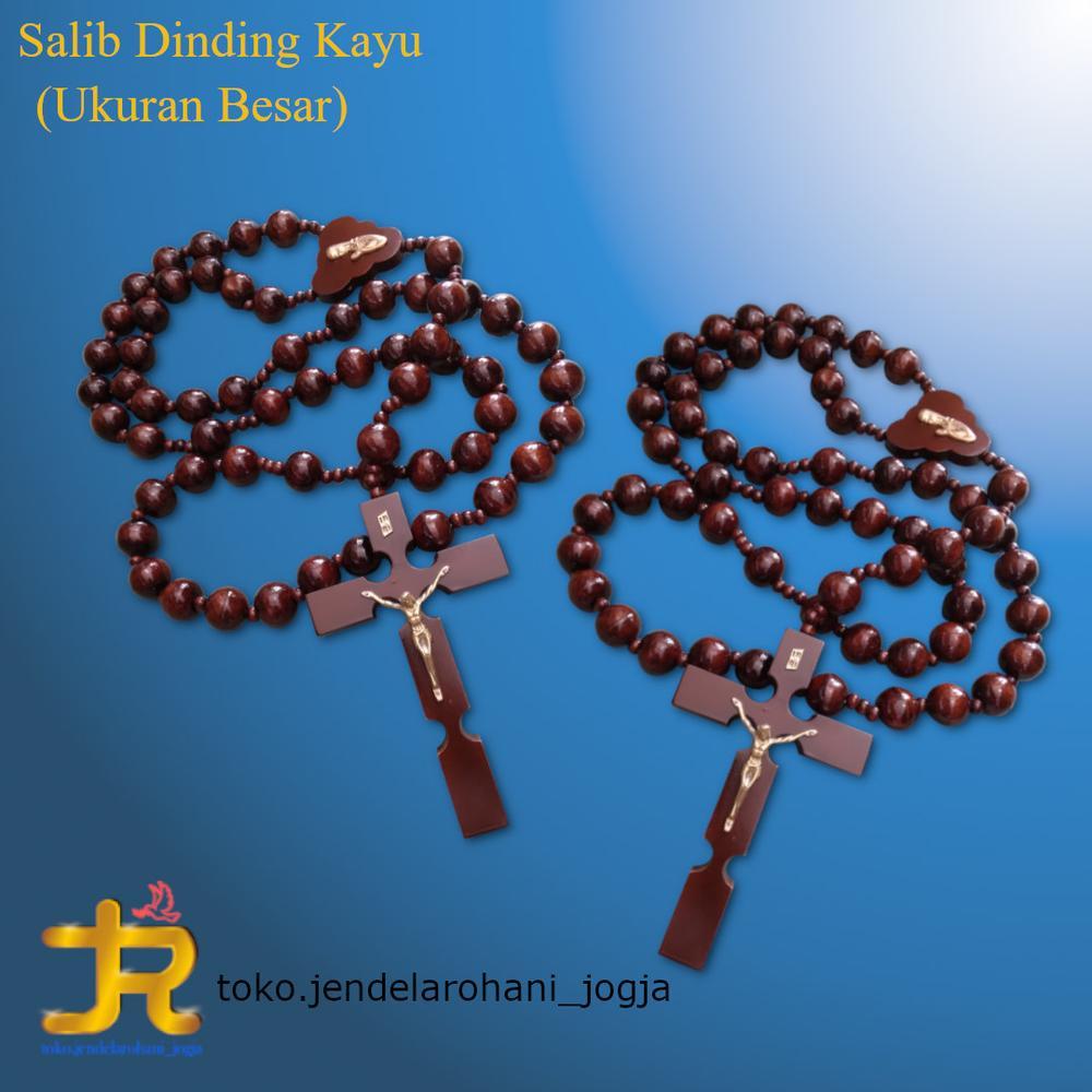 Rosario Dinding Besar/Rosario Dinding ah/Rosario Katolik/Rosario Kayu Jati/Rosario Gantung/Pajangan
