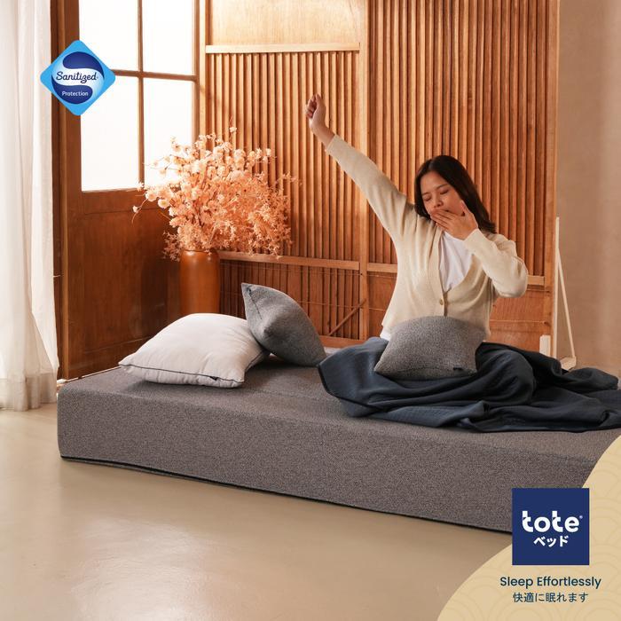 Tote Tatami Sofabed | Kasur Portable Lipat Lantai - Brown