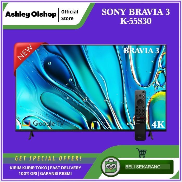 TV Sony Bravia 3 K-55S30 Sony S30 55" Sony 55S30 4K HDR Google TV Sony
