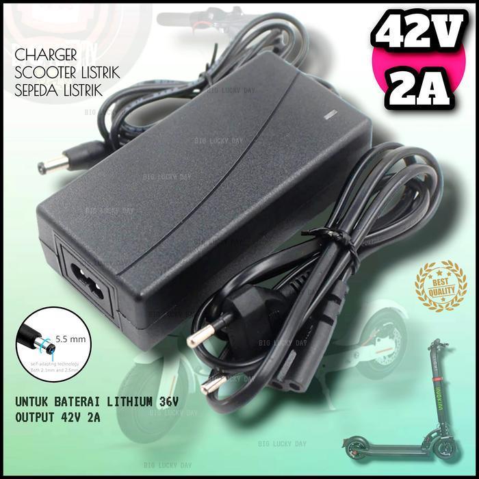 READY charger 36v / 42v 2A scooter inokim light fiido dyu himo cas casan ces