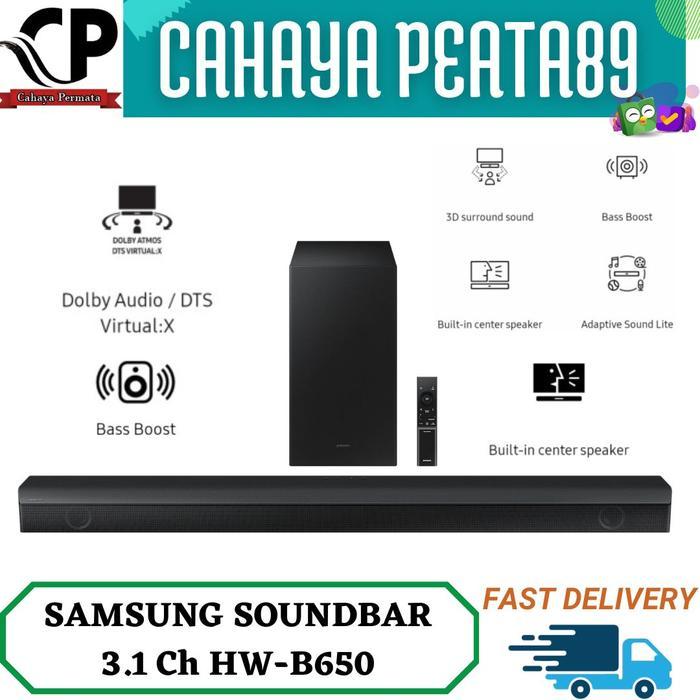 SAMSUNG SOUNDBAR HW-B650 3.1CH BASS BOSST HDMI DOLBY AUDIO