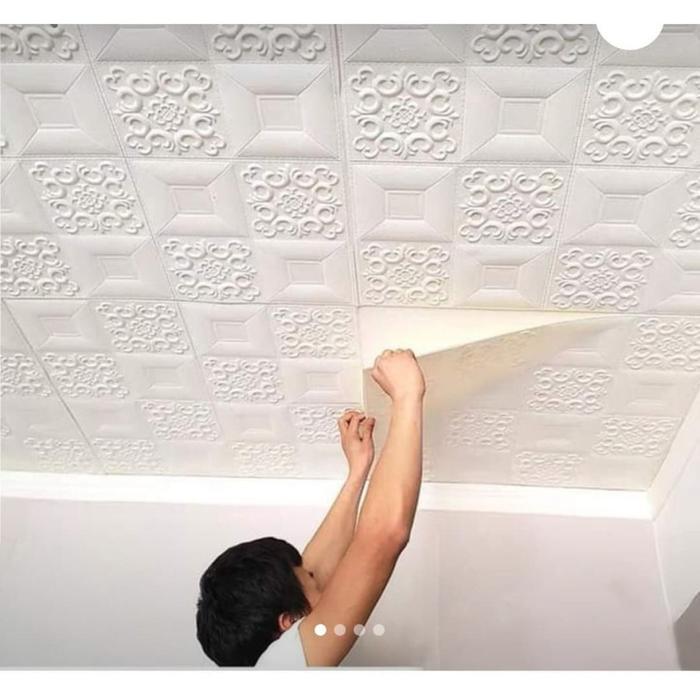 NEEW Wallpaper Dinding 3D FOAM / Sticker Dinding / Wallpaper Foam 3D btk003 Kamar Kertas