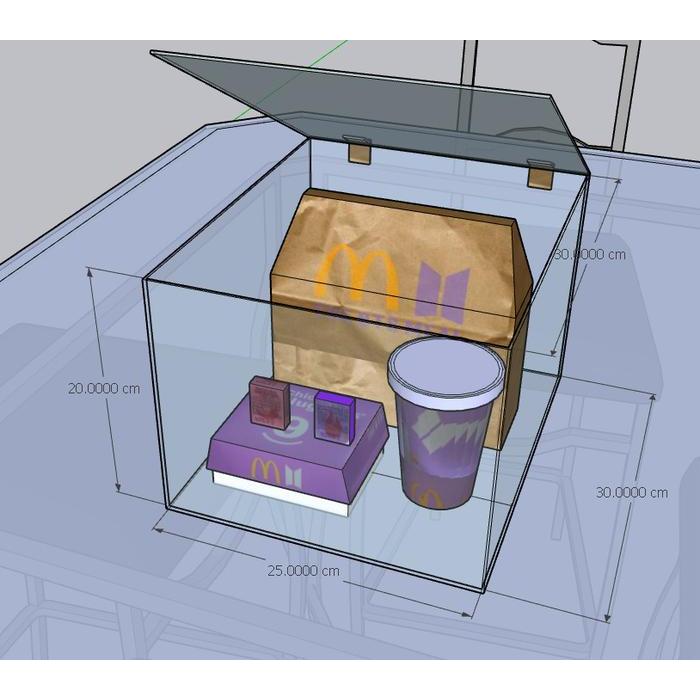 BTS MEAL X MCD / TEMPAT BTS MEAL X MCD ACRYLIC