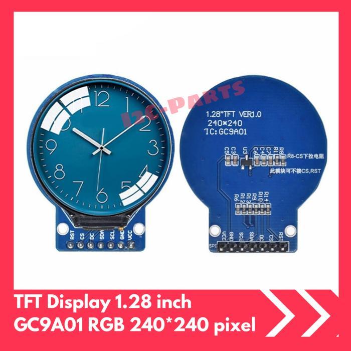 Terbaru Tft Display 1.28 Inch Lcd Rgb Module Round Ips Modul 240*240 Gc9A01