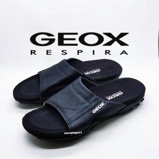 Geox Respira Sandal Pria Kulit Asli Casual Nyaman