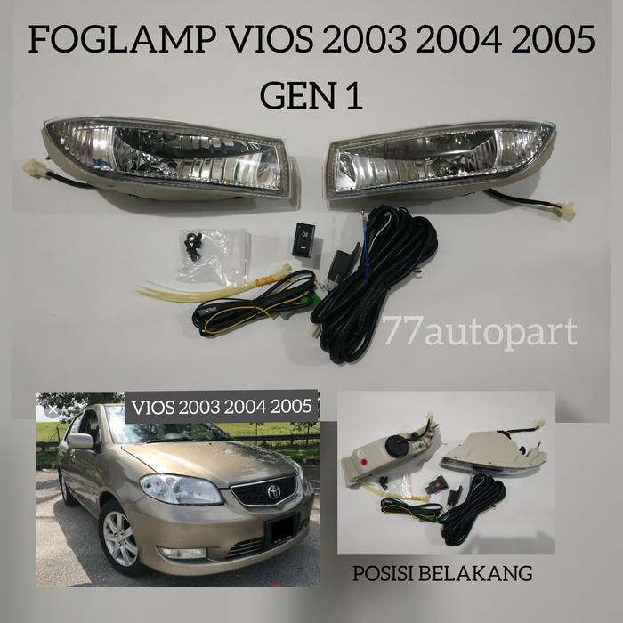 Terlaris Lampu Kabut Foglamp Vios 2003 2004 2005 Gen 1