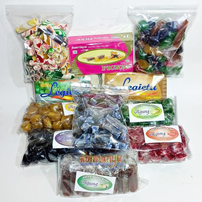 dodol garut manis 1kg / dodol zebra / dodol kertas / dodol buah
