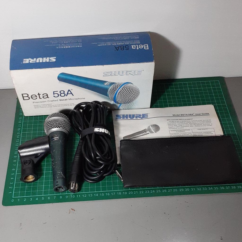 Microphone kabel SHURE Beta58A ATAU SHURE SM58. (second).