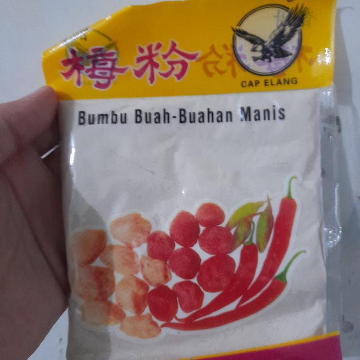Jual bumbu tabur buah buahan asam kiamboy bubuk putih cap elang