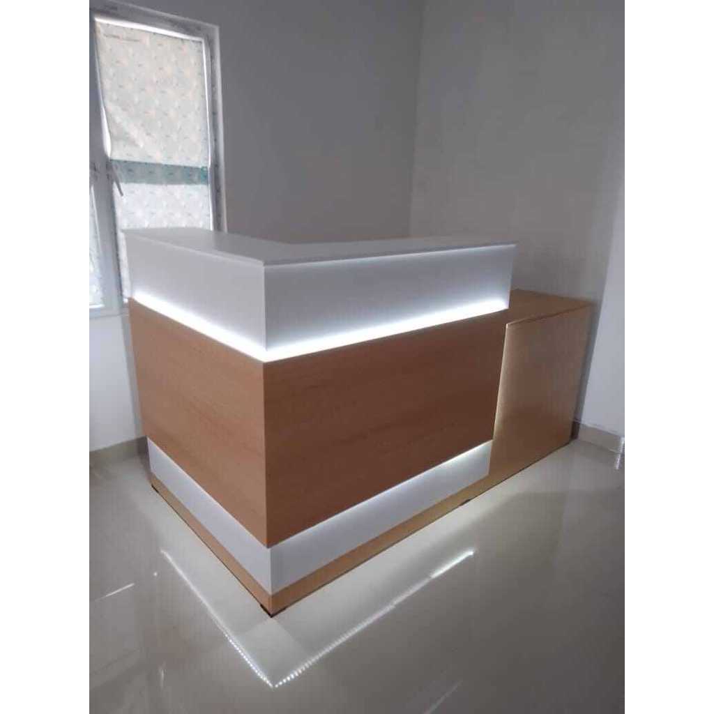 MEJA KASIR TOKO MINIMALIS / MEJA KASIR / MEJA KASIR ETALASE / MEJA KASIR LAUNDRY / MEJA KASIR TOKO T