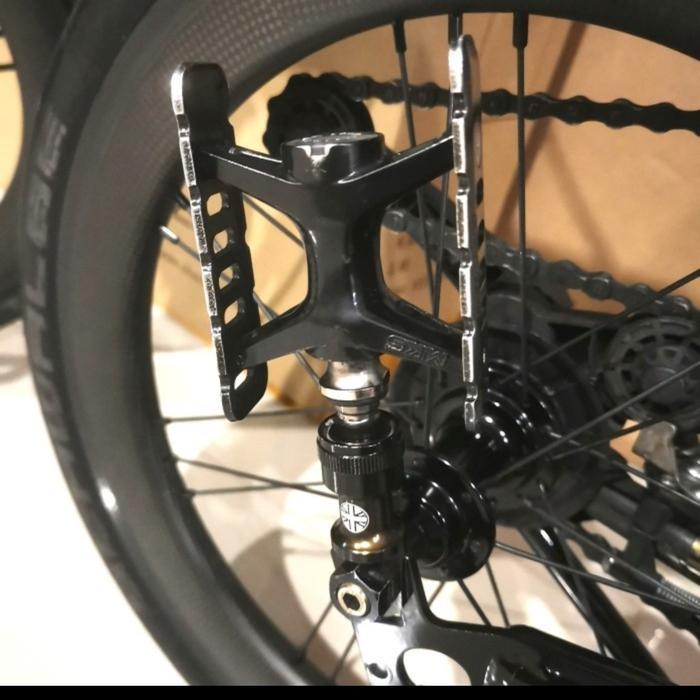 Pedal Holder Qr Union Jack For Mks Dll Bromptonn
