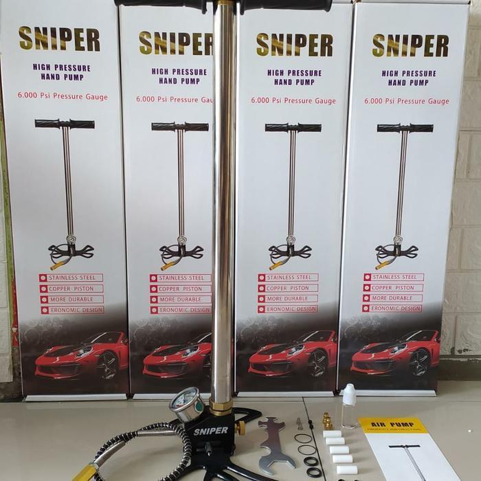 TERBARU Pompa PCP 6000psi, Kompa PCP, Pompa Pressure Gauge 6000psi.
