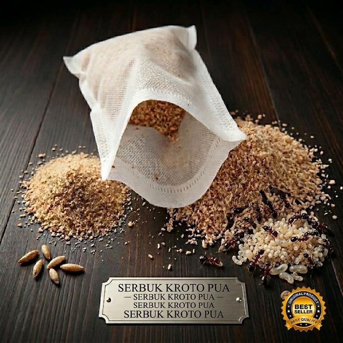 Cokershop- Serbuk Pua Tepung Kroto Pua Hingga 10Kg ( Pengganti Kroto, Telur Jangkrik Dan Pua )