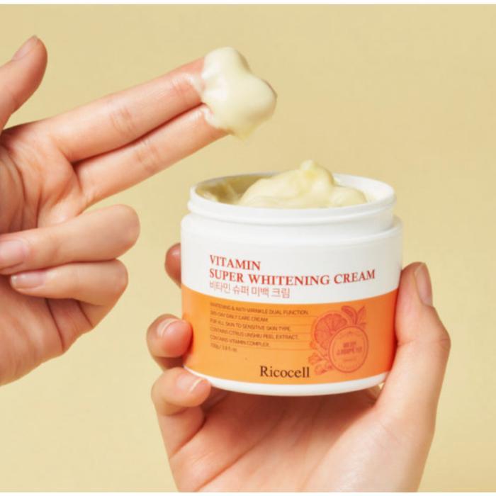 RICOCELL Vitamin Super Whitening Cream untuk wajah dan badan 100gr