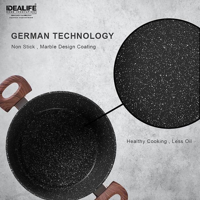 Terlaris Casserole Idealife Cookware - Panci Casserole Idealife Serbaguna