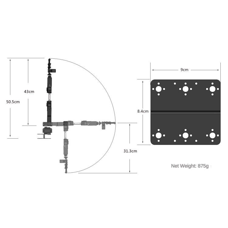 Roboti Arm Kit 6 Dof Programming Roboti Arm DIY Kit for Arduino Raspberry Pi Robot For ESP32 Open
