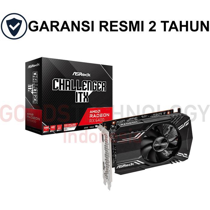 ASROCK AMD RADEON RX 6400 CHALLANGER ITX 4GB GDDR6 RX6400