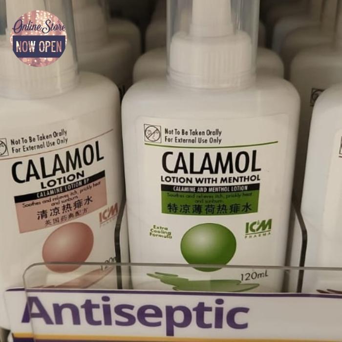 Icm Pharma Calamol Lotion Menthol 120Ml Original/Lotion Calamine