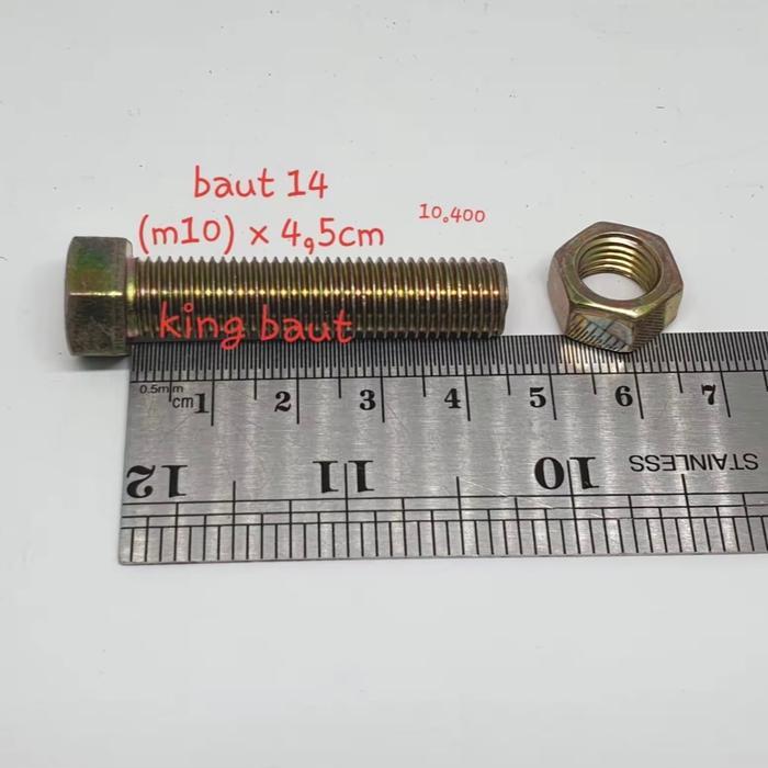 Ready Baut 14 + Mur (10mm) x 4,5 cm