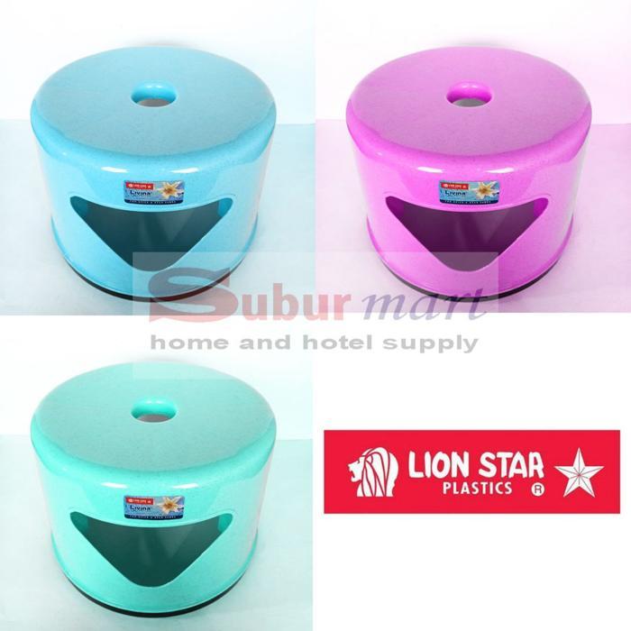 [AWESOME] LION STAR BANGKU PLASTIK BULAT JEPANG / BANGKU JONGKOK / JOJODOG G-13