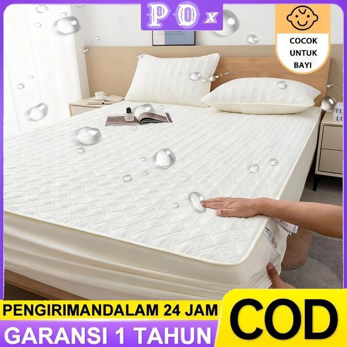 Matras Protector Waterproof/Pelindung kasur/Matras Protector Kasur Anak/Matras Kasur Rajut Anti