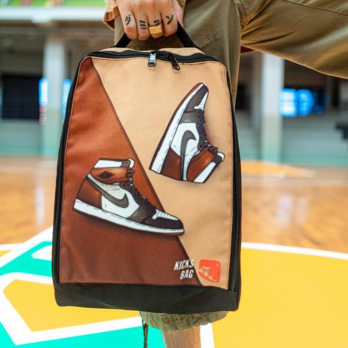 TERVIRAL Tas Sepatu Jordan - Kicks Bag (AJ1 High Mocha Series)