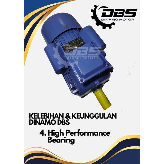Dinamo 2 Hp 2800 Rpm 1 Phase Merek DBS Kondisi BARU