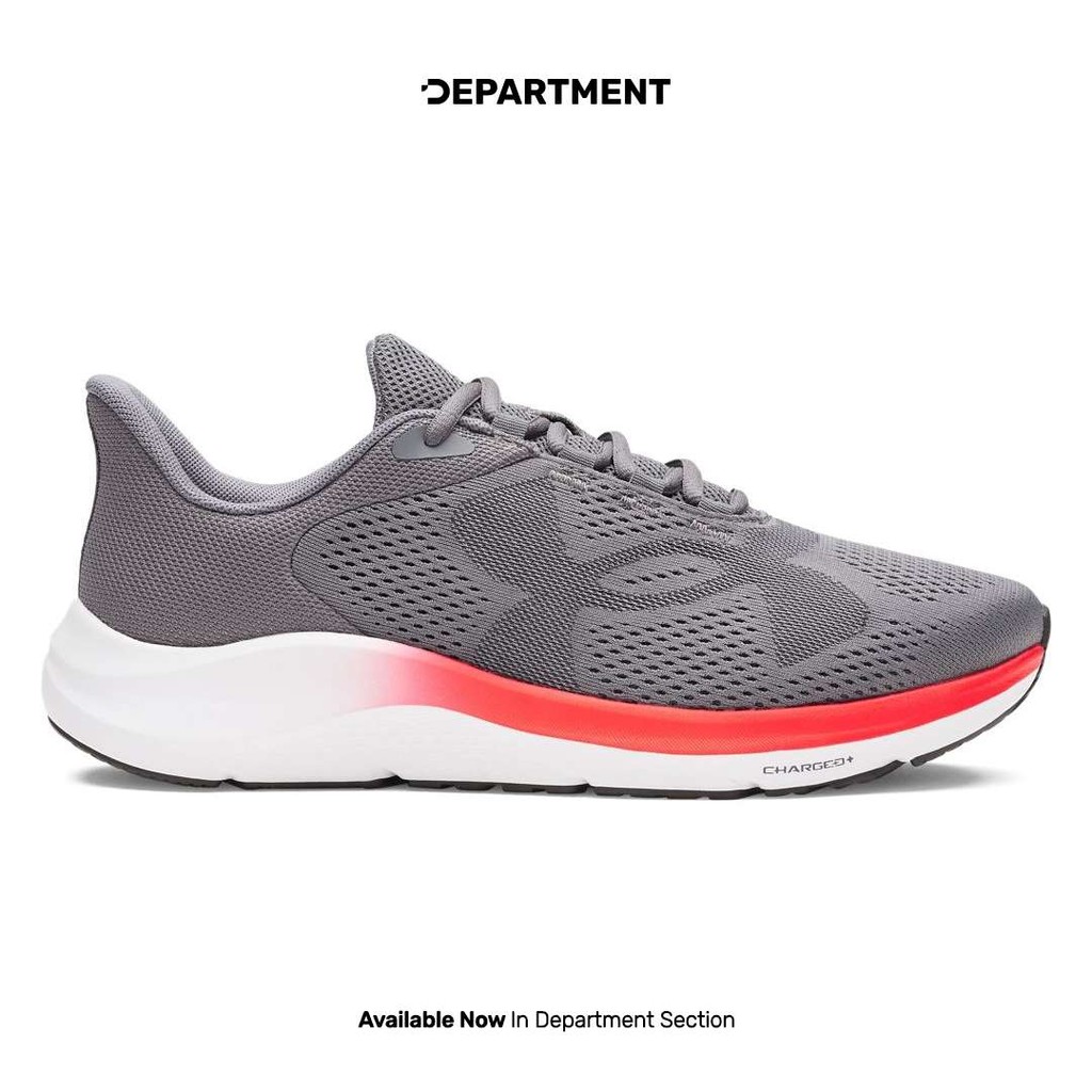 UNDER ARMOUR Sepatu Lari Pria CHARGED PURSUIT 4 "BIG LOGO" 6000597025 ORIGINAL