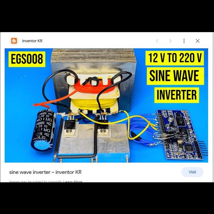 PROMO Modul Driver Pure Sine Wave Inverter EG8010 IR2110 EGS002