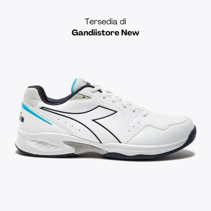 Sepatu Tenis Pria Diadora Volee 6 DIA179100494 White Men Original BNIB