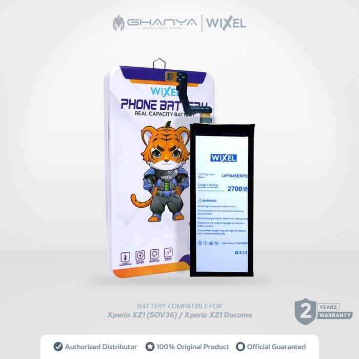 WIXEL Baterai Compatible for Sony Xperia XZ1 Docomo AU SOV36 SO-01K LIP1645ERPC Double Power Real