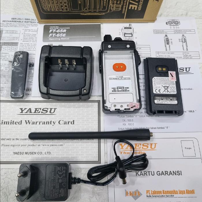 Ht Yaesu Ft 65 Ft65 Ft-65 Dualband Garansi Resmi Original