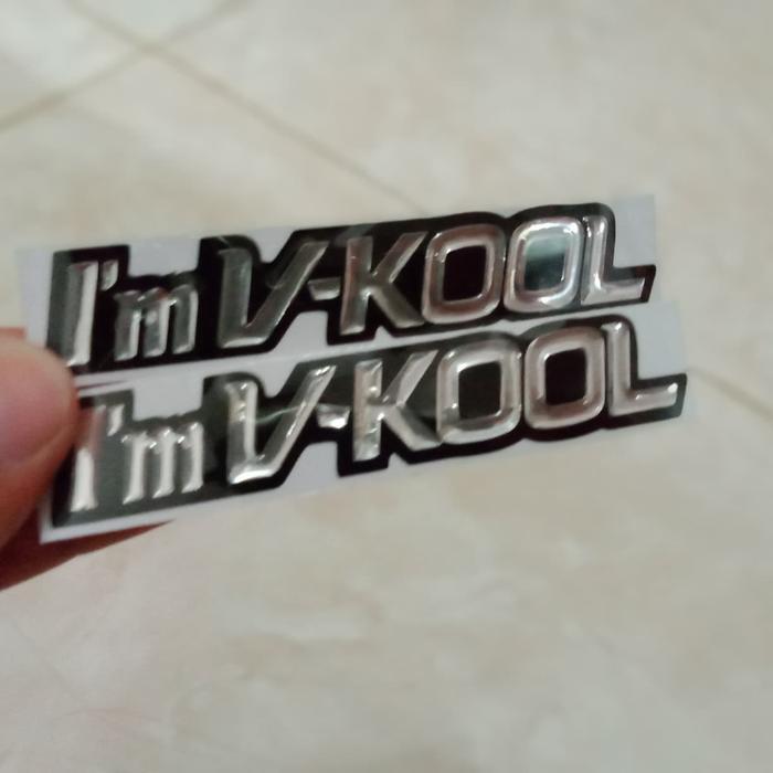 ERM stiker timbul vkool isi 2 pcs