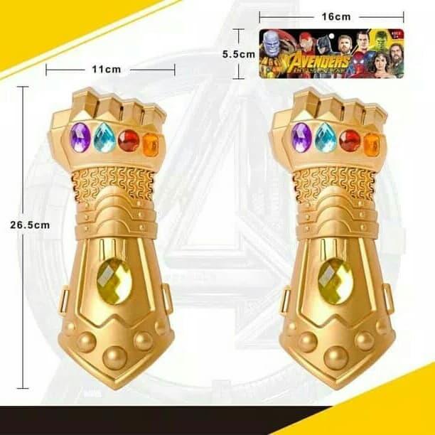 Sarung Tangan Thanos / Thanos Glove / Mainan Anak Thanos