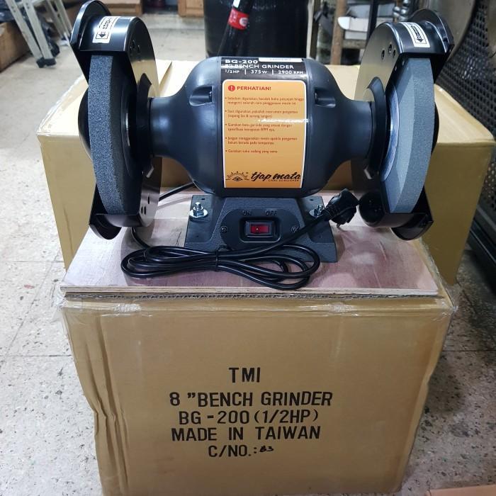Mesin Gerinda Duduk 8 Inch / Gurinda Duduk / Bench Grinder Tjap Mata