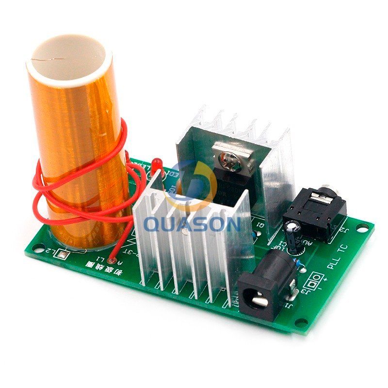 Mini Music Tesla Coil Plasma Speaker Tesla Wireless Transmission DIY Coil Kit Drop Shipping Support 