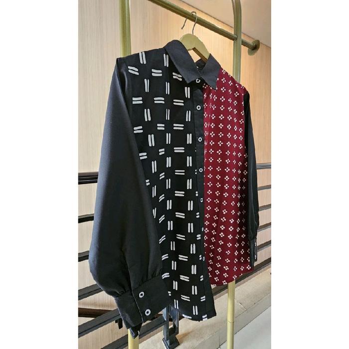 SAIARA KEMEJA BATIK KOMBINASI CLARA