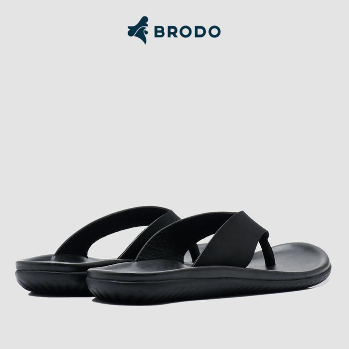 Sandal Pria Brodo Flipper Full Black