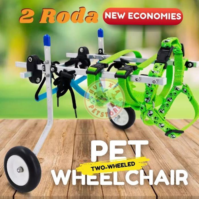PROMO Pet Wheelchair Kursi Roda Alat Bantu Jalan 2 Roda Kucing Anjing Kecil