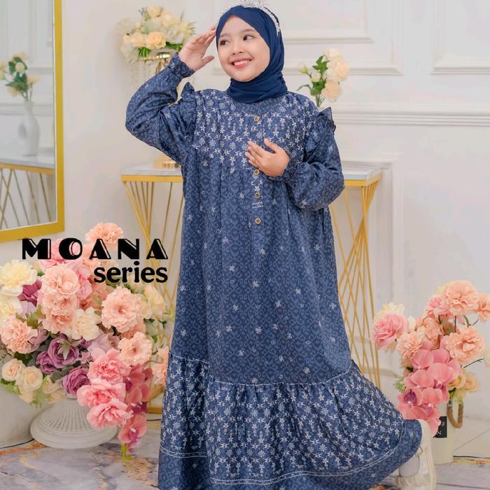 luto- Moana Series By Assyabiya/ Gamis Anak Perempuan / Dress Anak Wanita Silk